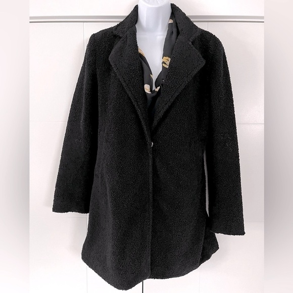 Maccs ❤️ the label/ Sherpa Teddy jacket/ Snap buttons/ Oversized/ Size US XS - Picture 4 of 12